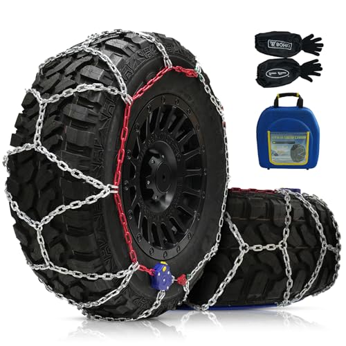DEDC Snow Chains for Pickup Trucks & SUVs, Auto Tire