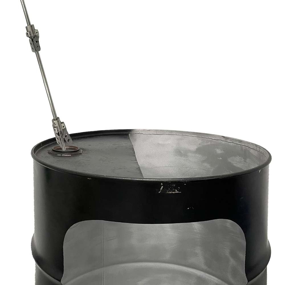 Cosmostar - Mélangeur mélangeur en acier inoxydable avec ailes extensibles - 208 l - Mélangeur de peinture - Outils avec 3 pales (2 ailes)