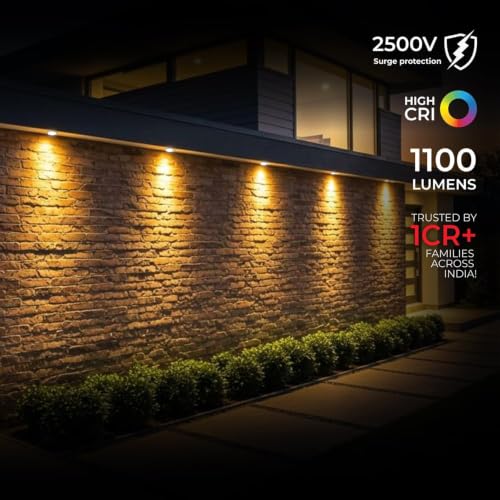 Image of Nortek Krsna 5w Surface Led Panel Light | LED Ceiling Light for Home | False Ceiling, Kitchen, Mandir, Office & Balcony Lights (Warm White, Pack of 2)