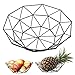 SANTOO Cesta de frutas de metal, cesta de frutas de ferro cesta de legumes escorredor de cesta para a sala de estar em casa prato de fruta
