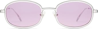 Retro Oval Sunglasses for Women Men Trendy Large Round Y2k Sunnies AP3681