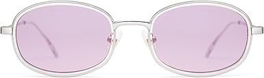 Retro Oval Sunglasses for Women Men Trendy Large Round Y2k Sunnies AP3681