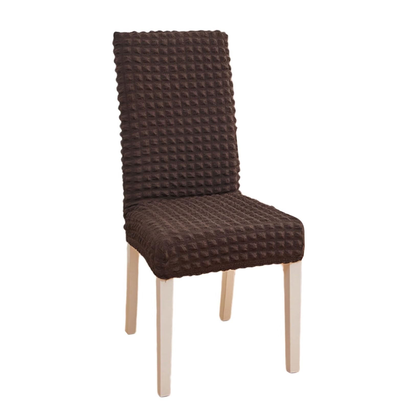 Msioytog Dining Room Chair Covers Elastic Removable Washable Chair Covers for Kitchen Hotel Wedding Banquets Christmas Party Dining Slipcovers