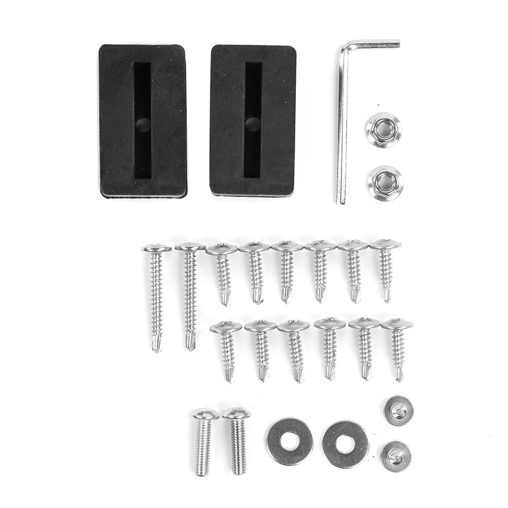 Spoiler Anteriore, 4 pezzi Paraurti Anteriore Auto Lip Splitter Corpo Pale Guardia Accessorio Modificato Auto Universale