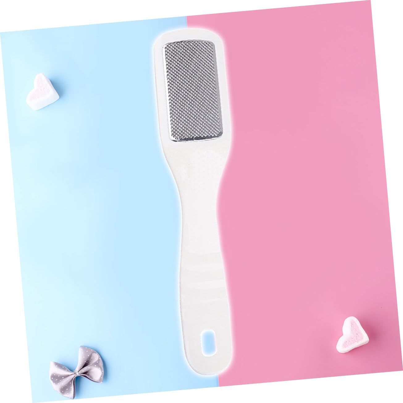 FOMIYES Stainless Steel Foot File Dual Sided Remover for Dead Skin Removal Comfortable Grip Tool for Home Professional