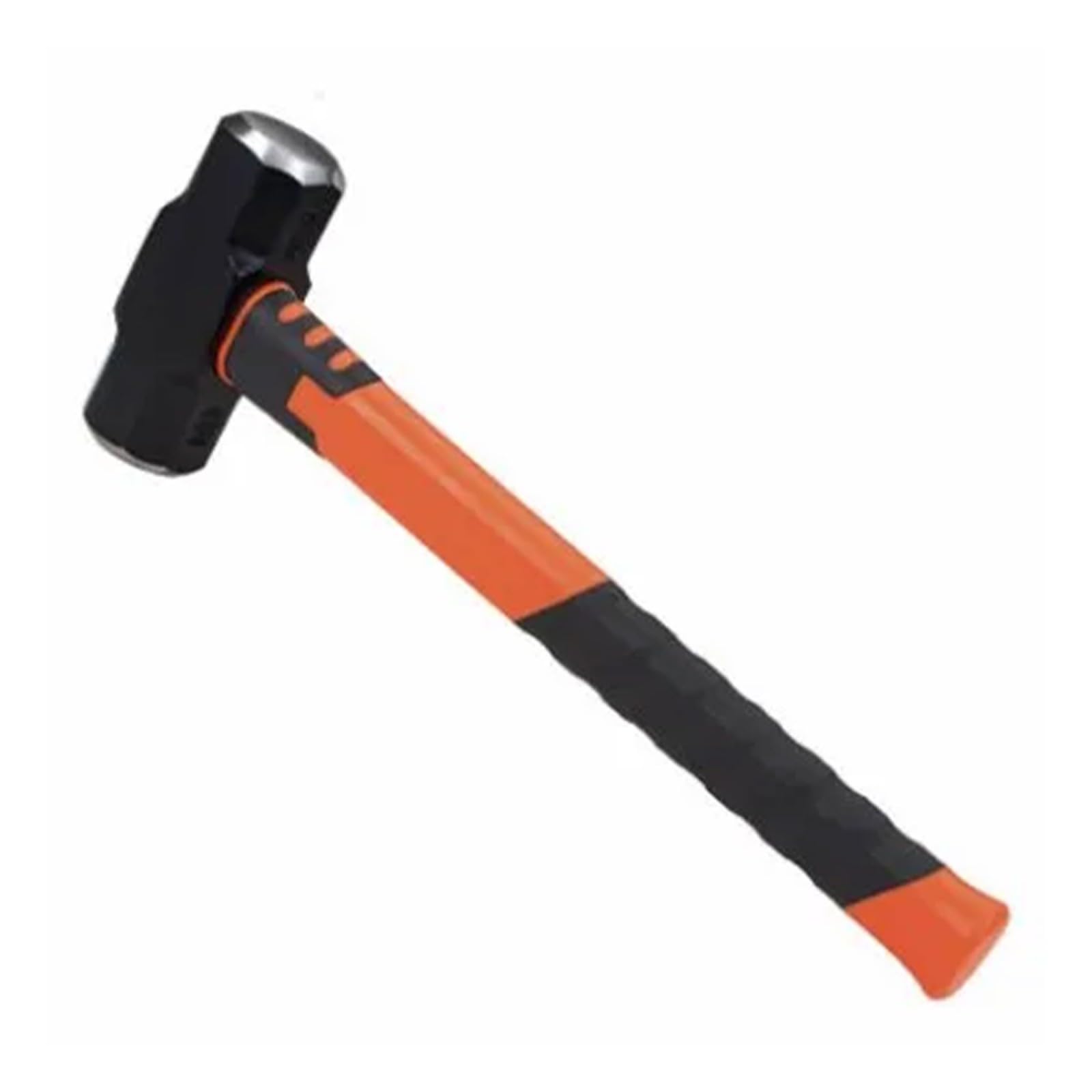 4 Pound Hard Face Sledge Hammer, 50-55 HRC, 16-Inch Fiberglass Handle, Overstrike Protection, Textured Grip