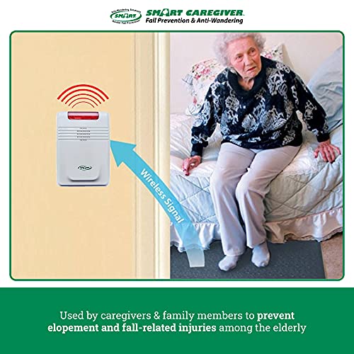 Image of Smart Caregiver Wireless Floor Mat Alarm & Monitor, Bed Exit Monitoring