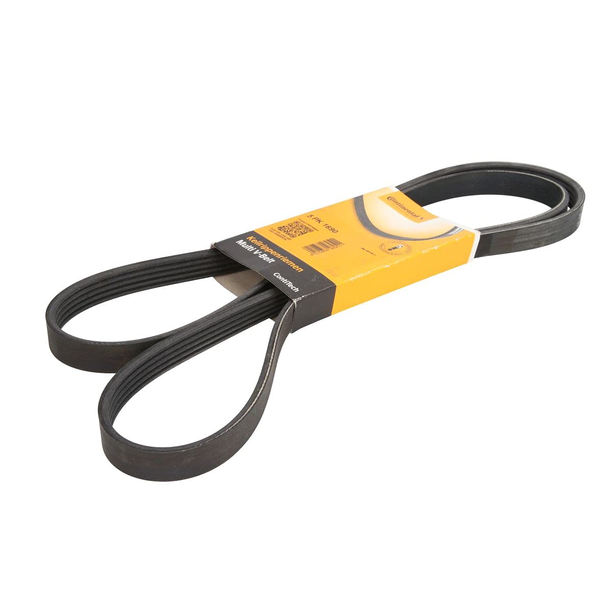 Courroie d'accessoires Contitech 5PK1690 robuste en caoutchouc EPDM durable