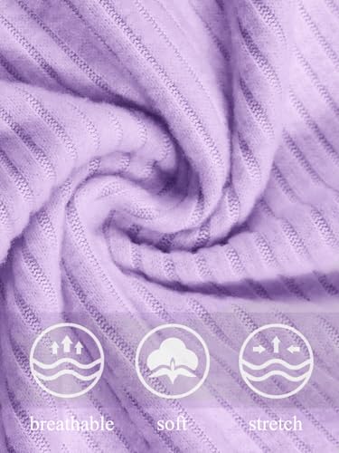 Haloumoning Girls 2 Pieces Outfits Ribbed Knit Hoodies Flare Pants Sweatshirts and Sweatpants Kids Tracksuits 4-14 Years4