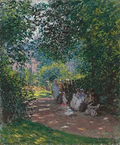 Peinture classique à Monceau Monet - Toile murale haut de gamme pour intérieur