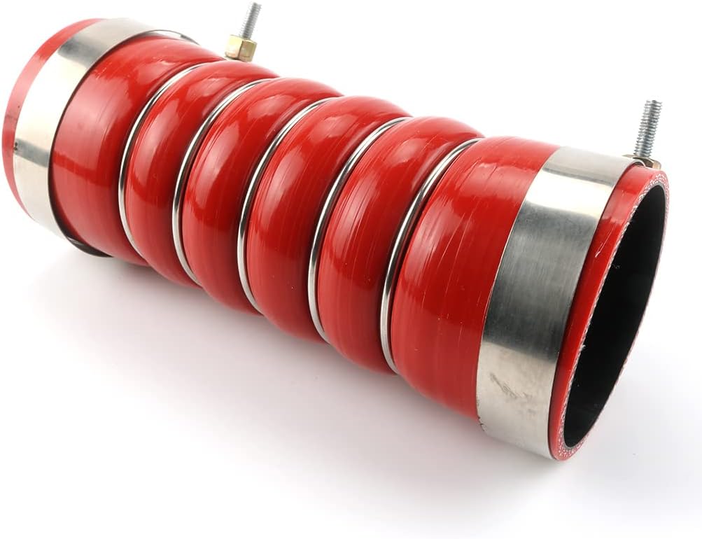 Exhaust Outlet Silicone Hose W/ Clamps Replaces OEM # 3684238 For Cummins T800 Engine