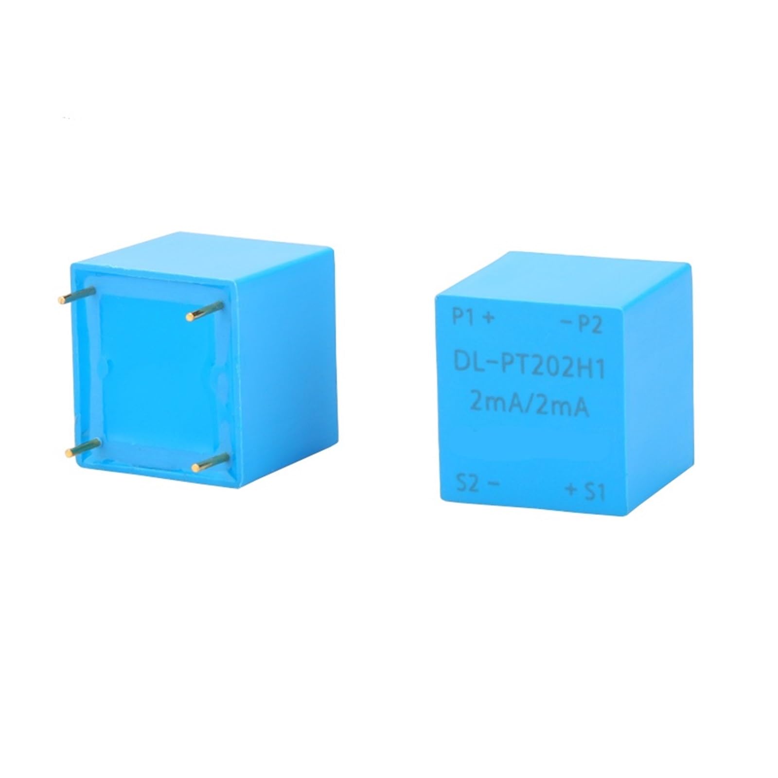 CLEUFWKO 1pcs Micro voltage transformer DL-PT202H1 2mA/2mA 110v 220v 380v to 4v small ac current transformer sensor pcb mount1