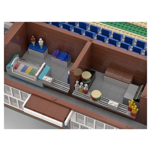 TRUU Baseballstadion-Bausteine, MOC-Bausteine, 7313-teilige Bausteine, modulares Gebäude, ohne Aufkleber, einfach zu… – Bild 7