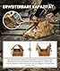 OneTigris Brennholz Log Tragetasche, 2-in-1 Kaminholztasche, Kaminholzträger aus gewachstes Segeltuch wasserdicht, Extra große Brennholz Träger mit Griffen, Holzkorb für Camping, Grillen und Outdoor