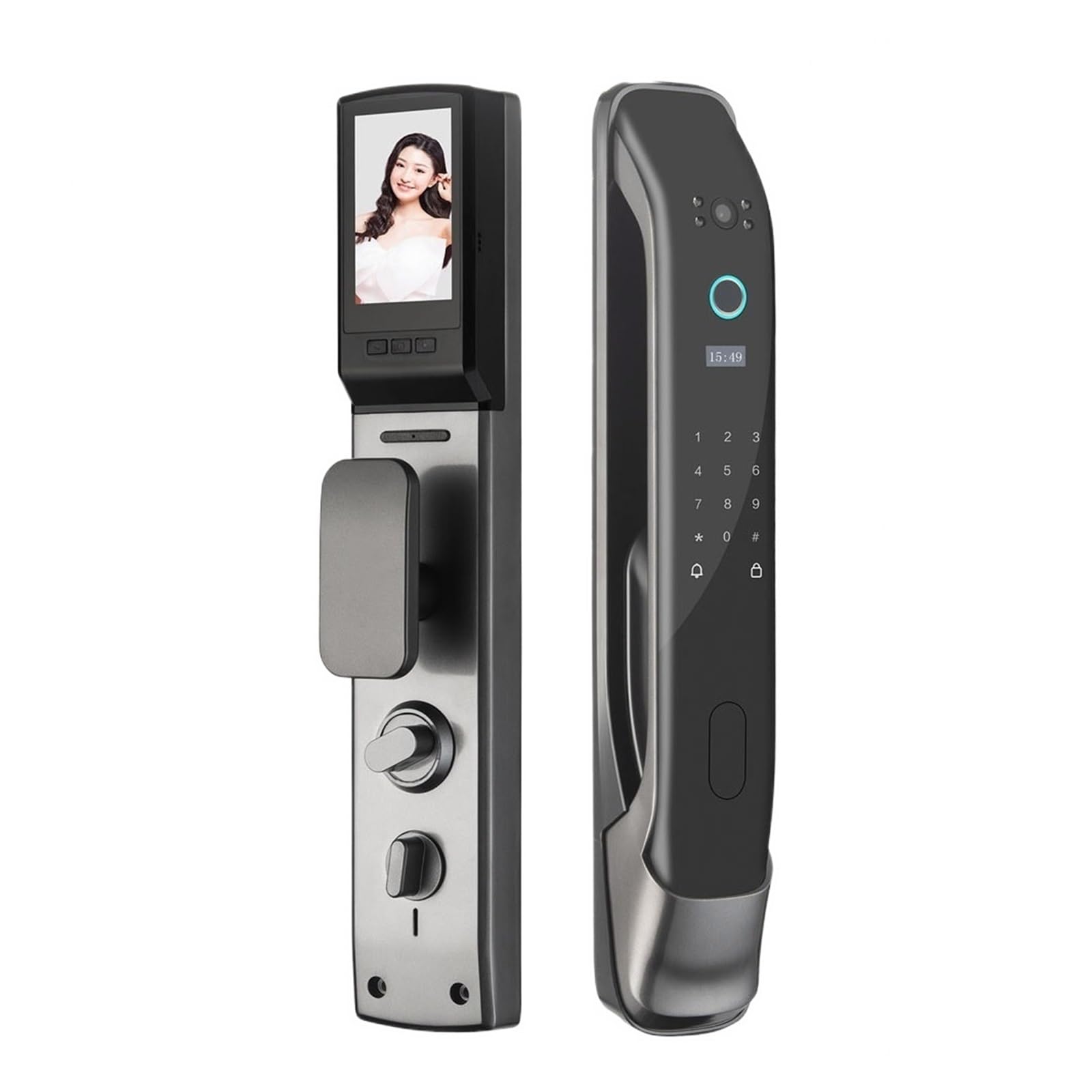 Serrure de porte intelligente automatique numérique à empreinte digitale
