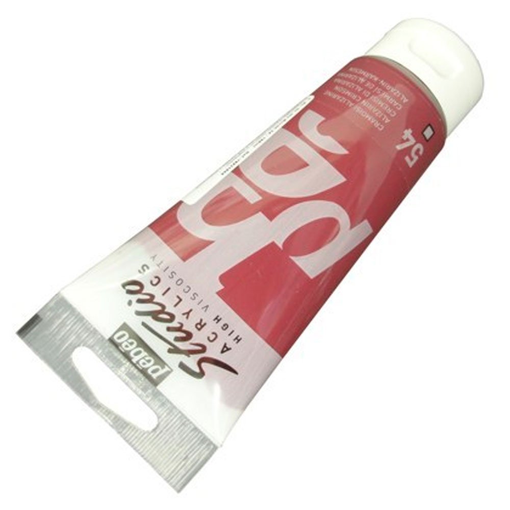 Pébéo - Studio Acrylics Fine Acrylic - Acrylic Paint - Red Acrylic - Alizarin Crimson, 100 ml