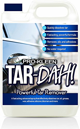 Pro-Kleen Tar-Dah! Tar Remover (5L) - Powerful Tar & Bug Remover for Cars - Rapidly & Safely Dissolves Tar - Safe On All Metal, Paintwork, Trims, Plastic & Glass