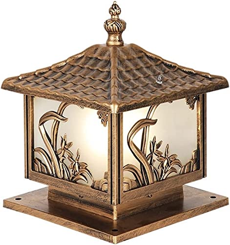 Lanterne de jardin rétro WQHPLMD étanche pour éclairage extérieur de patio