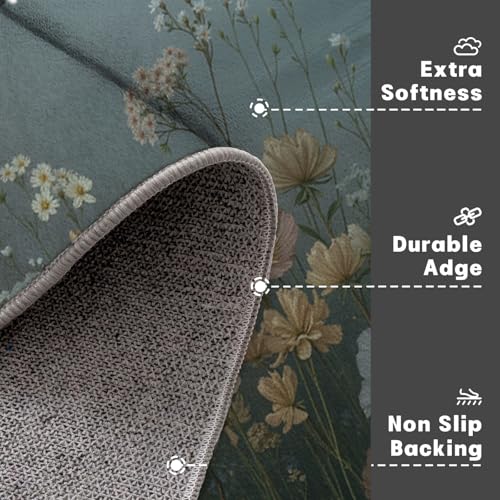 Tapis Cuisine Devant Evier Lavable pour Sol Sec et Entrée Sécurisée