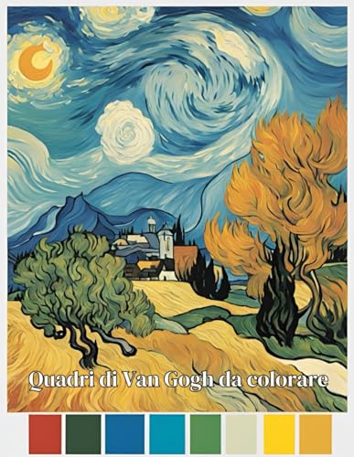Quadri di Van Gogh da colorare