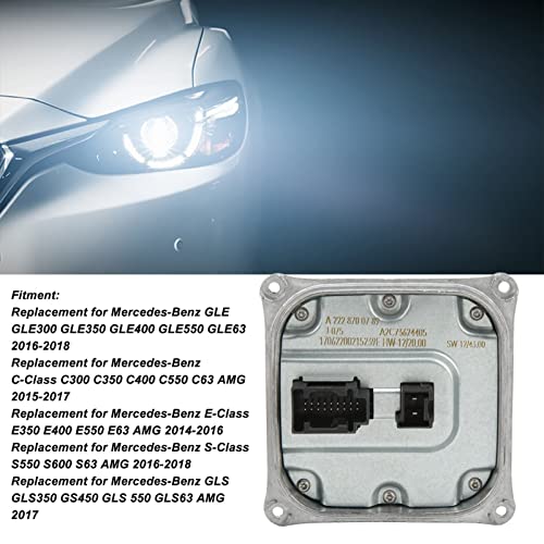Réparation phare LED éteint : ballast A2228700789 unité de commande A2C73624405 - 4