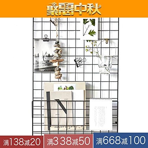 LDP-Iron Art grid photo frame wall wall creative group living room bedroom hitch racks, Black