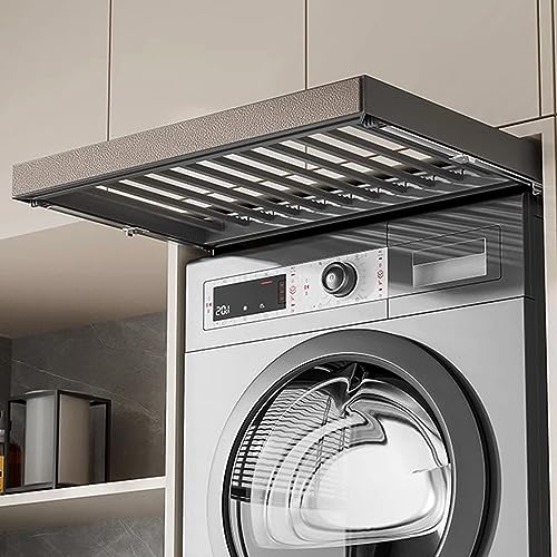 Perchero extraíble para pantalones, almacenamiento extraíble para armario, barra extensible para ahorrar espacio, carrito rodante, estante de secado sobre la lavadora, aleación de aluminio extensible