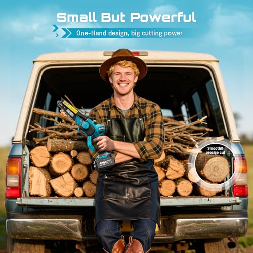 SEESII 8-Inch Brushless Cordless Chainsaw