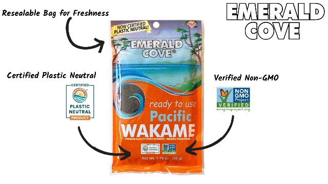 Amazon.com : Emerald Cove Ready-to-Use Pacific Wakame, Premium