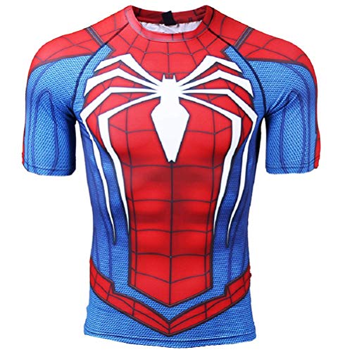 Samanthajane Clothing LTD - Camiseta - Manga Corta - para Hombre Araña Blanca Manga Corta M
