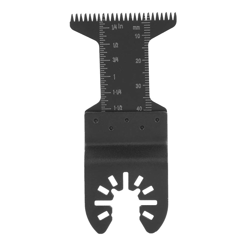20 Hojas de Sierra Oscilante Multiherramienta, Hojas de Sierra de Dientes Largos para Corte de Madera y Metal 44mm