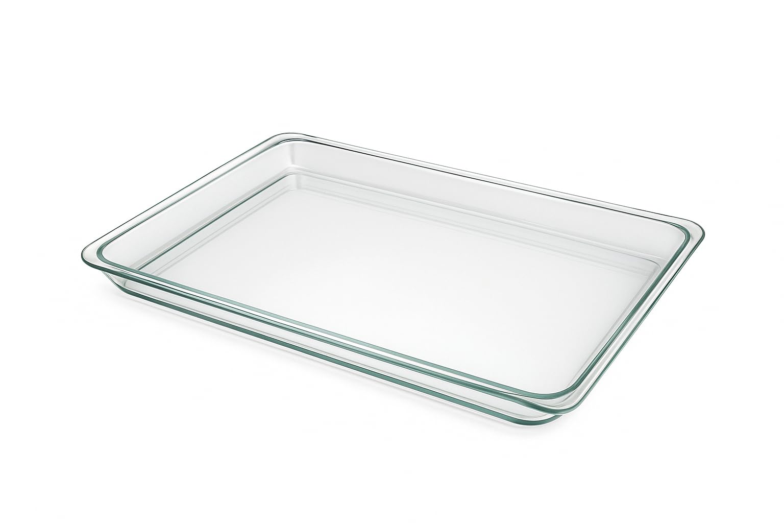 PAUL SONS Hospitality Transparent Acrylic Rectangular Serving Tray Size:13"x9.5" (Pack of 2Pc)