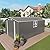 10 x 14 FT Outdoor Storage Shed, Large Metal Lockable Storage House with Air Vent, Clear Window Garden Tool Shed for Bicycles, Tools, Lawnmowers, Backyards, Patios, Lawns (10 x 14 FT)