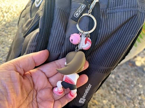 mira-N-sara Volleyball Girl Keychain Bag Tag3