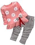 BOMDEALS Adorable Cute Toddler Baby Girl Clothing 2pcs Top&Pants Winter Outfits (Age(2T),...