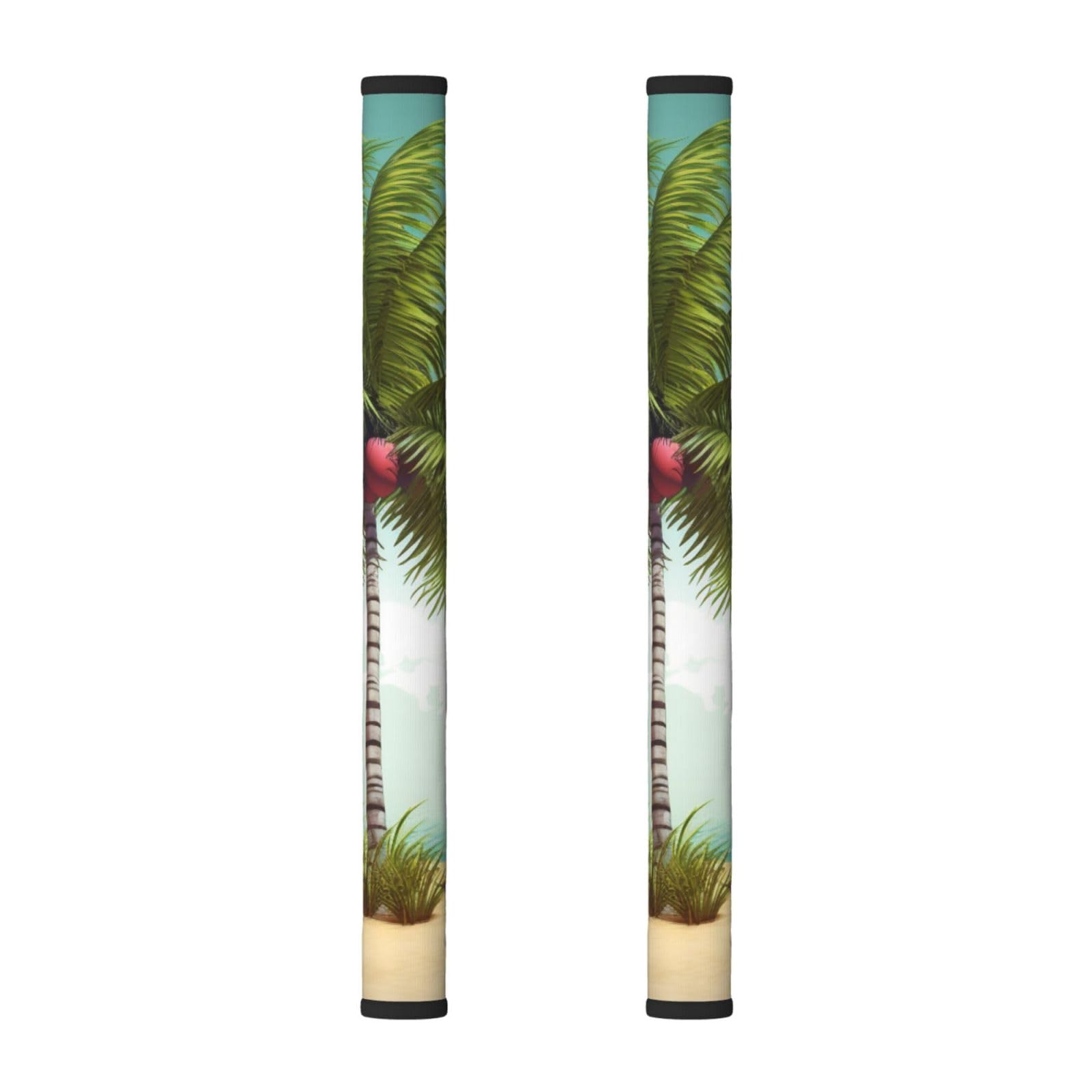 VGFJHNDF Refrigerator Door Handle Covers 2-Pack, Tropical Palm Tree Printed Protect and Decorate for Fridge Ovens Dishwashers