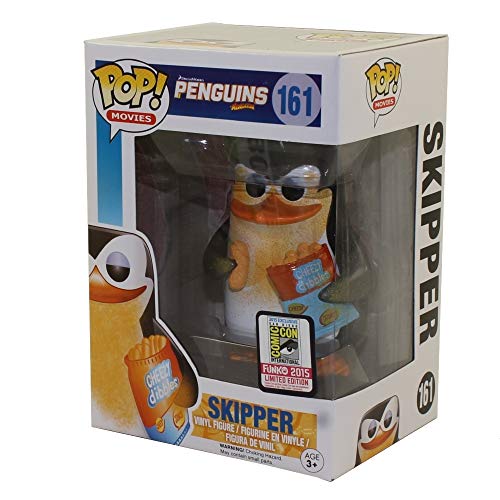 Sale Funko Pop! Movies #161 Penguins Cheesy Skipper (2015 Summer Convention Exclusive) By Funko