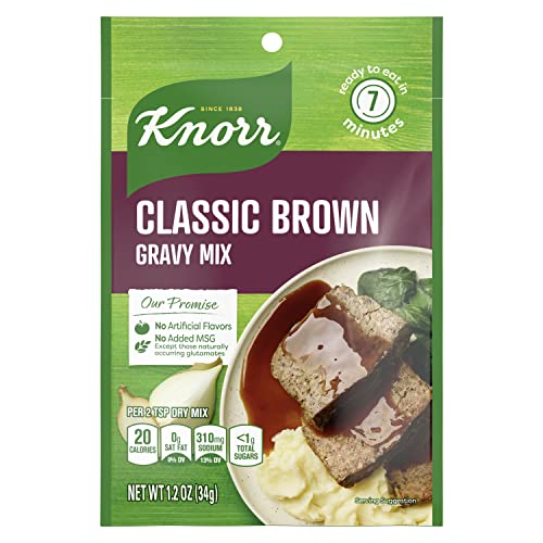 Knorr Gravy Mix For Delicious Easy Meals and Side Dishes Classic Brown Gravy With No Artificial...