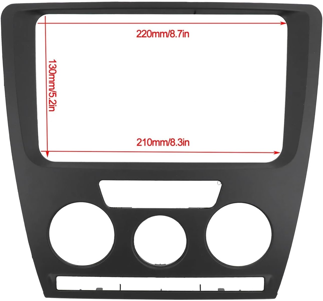 DVDナビゲーションオーディオフレーム 2007 2008 2009年式Skoda Octaviaに適合 2DINナビゲーションフレ