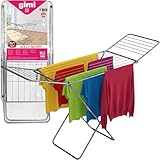 Sicignano | Tendedero de suelo Jolly, 18 m tendedero de acero, con patas...