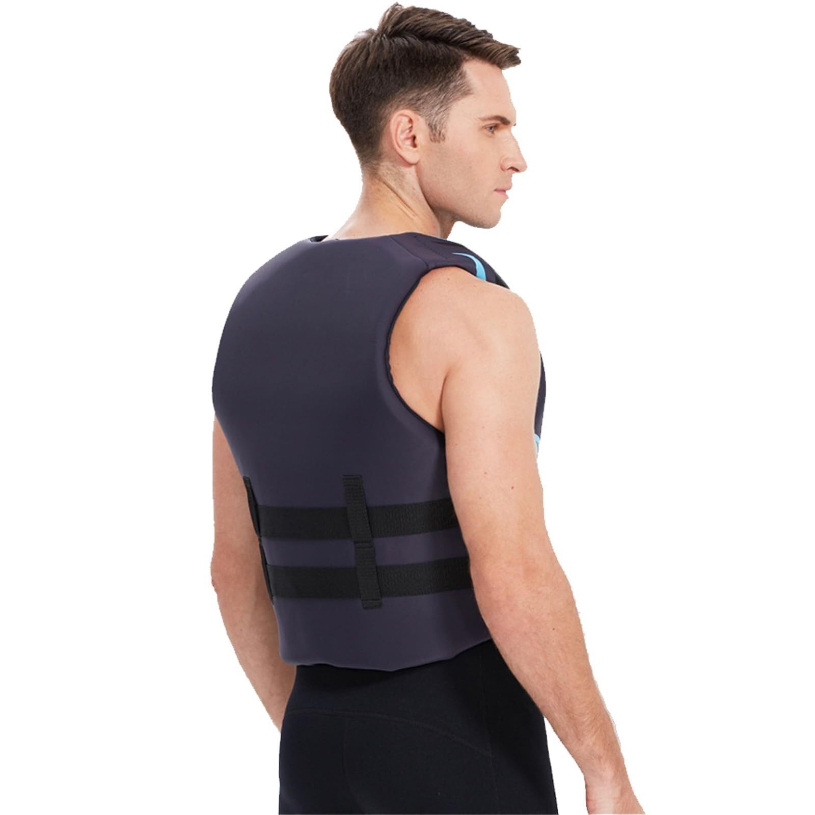 Veste de Surf Réglable en Néoprène for la Pêche en Bateau-Kayak | Veste de Surf avec Ceinture Réglable et Fermeture Éclair for la Pêche, les Sports de Pagaie