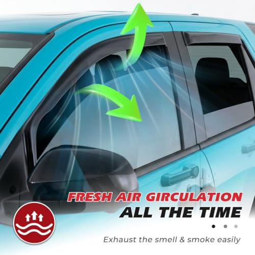 ISINLASSO in-Channel Rain Guards Fit for Toyota 4Runner 2025-2026, 4 PCS by ISINLASSO - Used condition - Image 3
