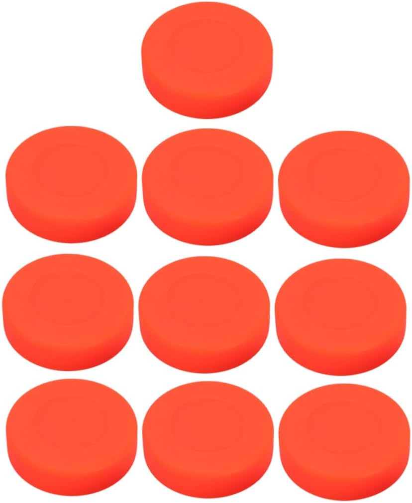 10pcs Adjustable Hardness Hockey Pucks Matte Ice Hockey Balls Sports Accessories for Ages