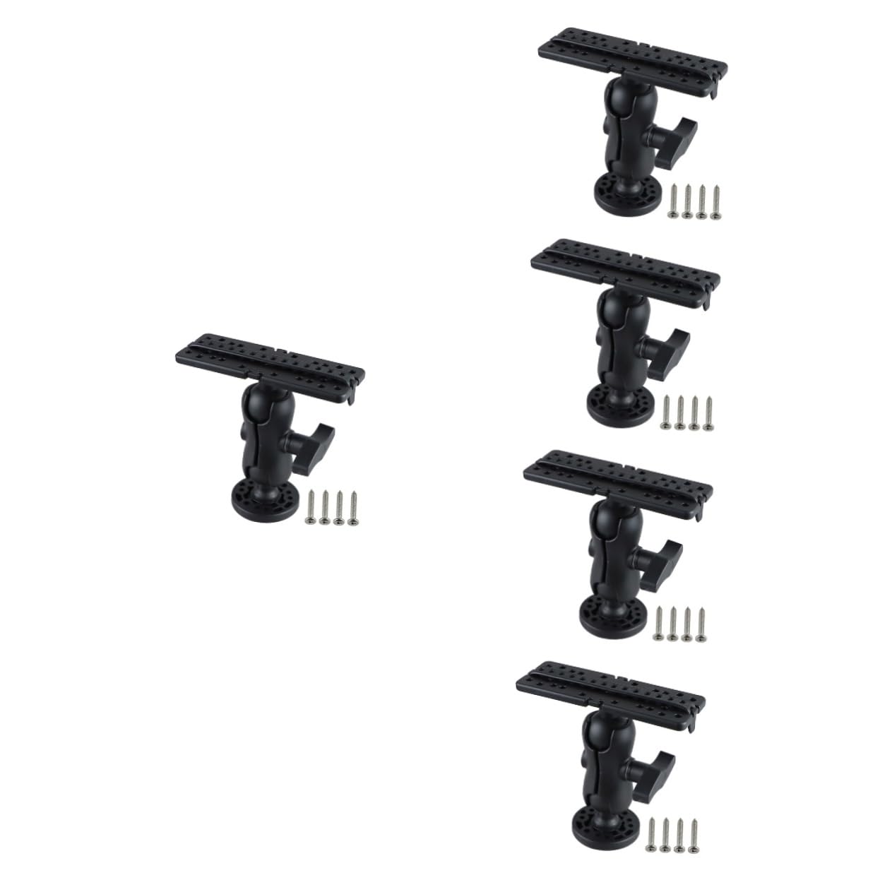 Support de montage rotatif pour détecteur de poisson kayak embarcation - 8