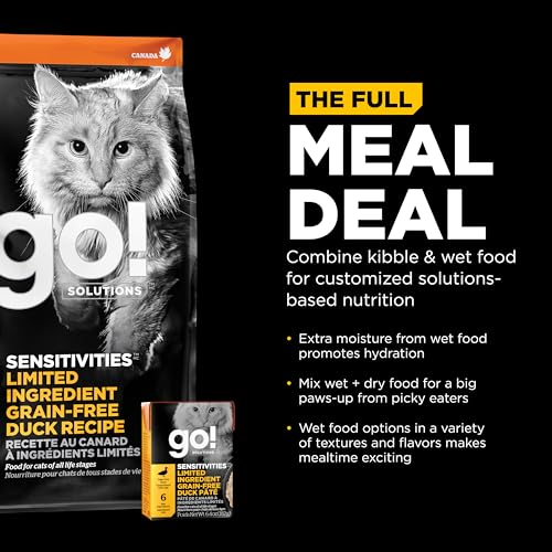 Go! Solutions Sensitivities Limited Ingredient Wet Cat Food - Grain Free Duck Pâté thumb #9