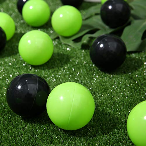 PlayMaty Colorful Pit Balls Plastic Phthalate Free BPA Free Ocean Ball Crush Proof Stress Balls for Toddlers and Kids Playhouse Pool Ball Pit Accessories 2.36Inches (50 Balls)