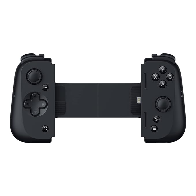 Razer Kishi V2 for iPhone,Mobile Gaming Controller,Lightning Connection,Console Level Control,Secure Fit,Telescopic Bridge for Ultra-Low Latency,Pass-Through Charging,Nexus App,Xibi-Two for iPhone