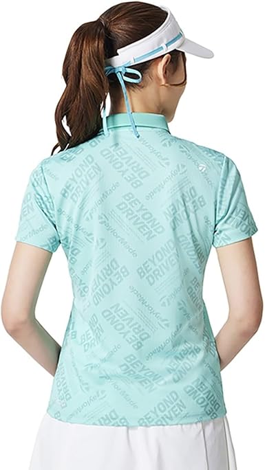 テイラーメイドライトブルーポロシャツ レディース ゴルフ テイラー