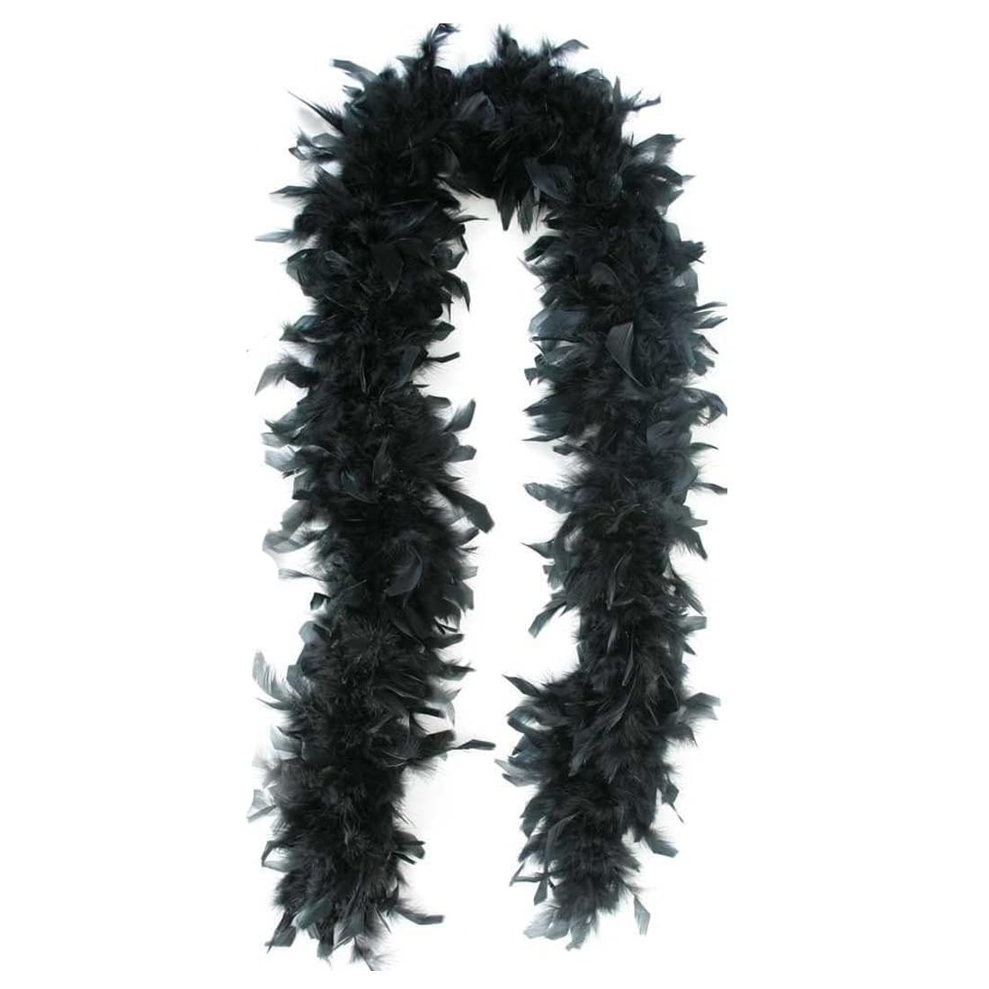 CPJJ Boa di piume, lunghezza circa 200 cm, accessorio per costume, Charleston, anni '20, flapper, carnevale, festa in maschera, 1 pezzo