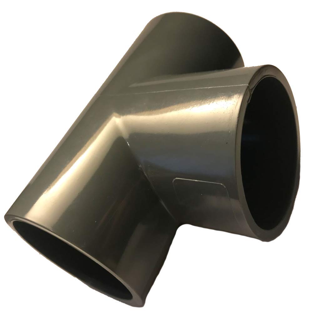 Raccordo a T in PVC U con Angolo di 90° 25 mm Utilizzato per Unire Tre Tubi con la Colla - Garanzia di 10 Anni - MONTERAL